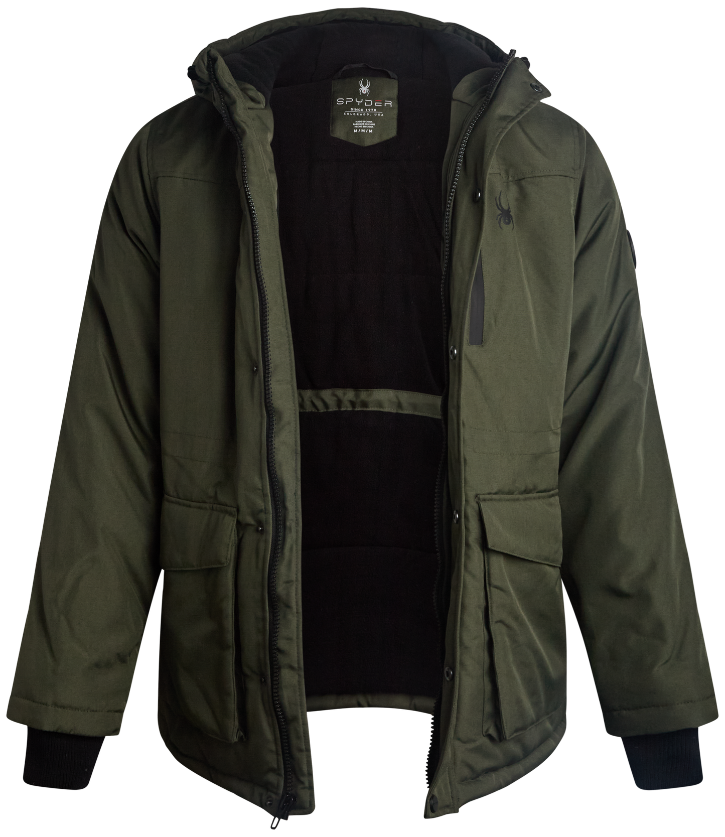 Spyder Parka Jacket - Olive