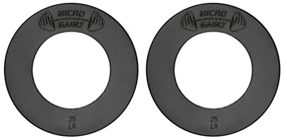 Micro Gainz Olympic Size Fractional Weight Plates Pair of .25LB Plates