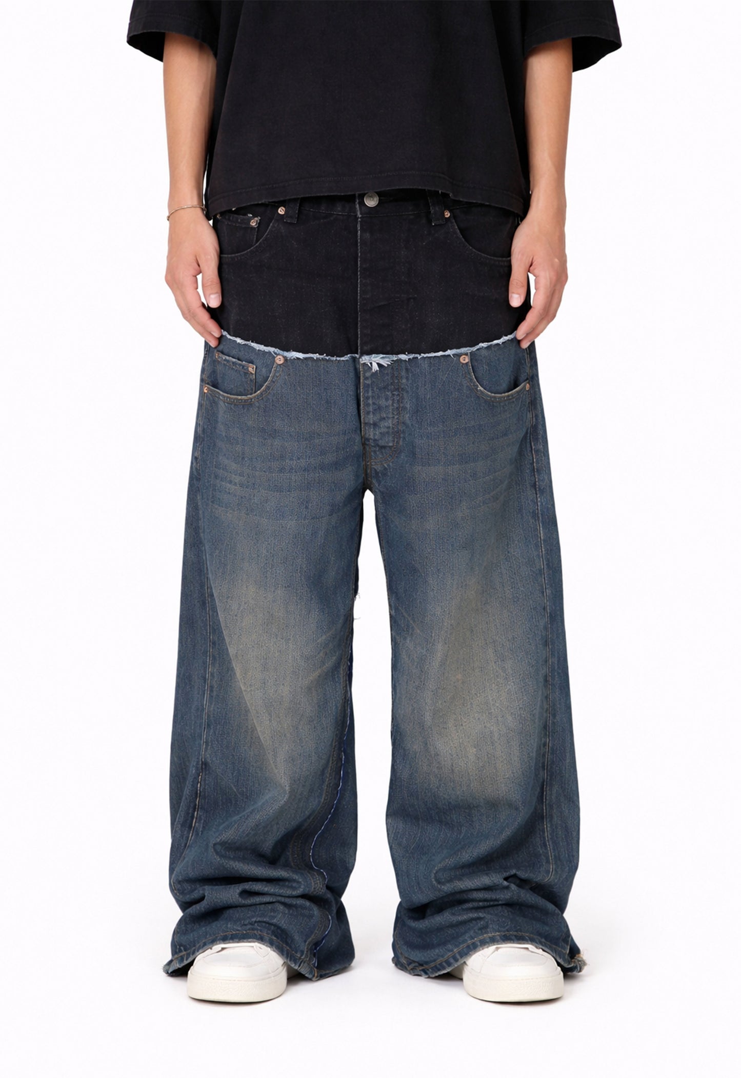 UNDEVELOPED Wideboy Midnight Double Denim