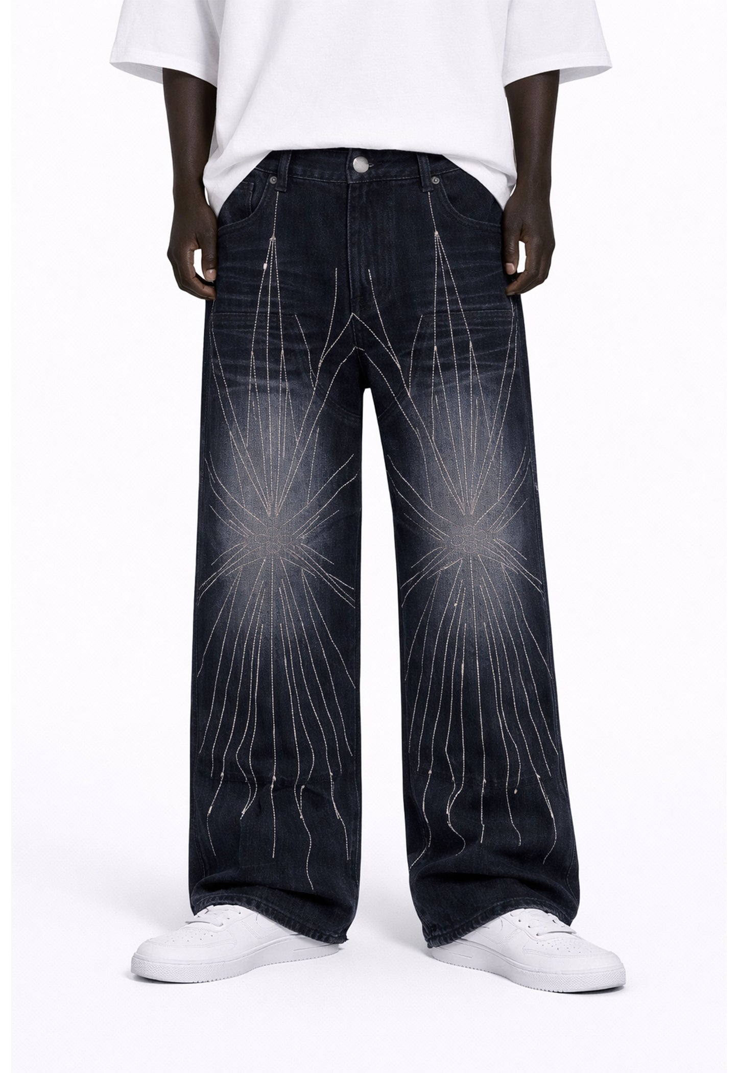 UNDEVELOPED Star Rhinestone Denim