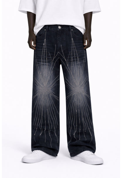 UNDEVELOPED Star Rhinestone Denim