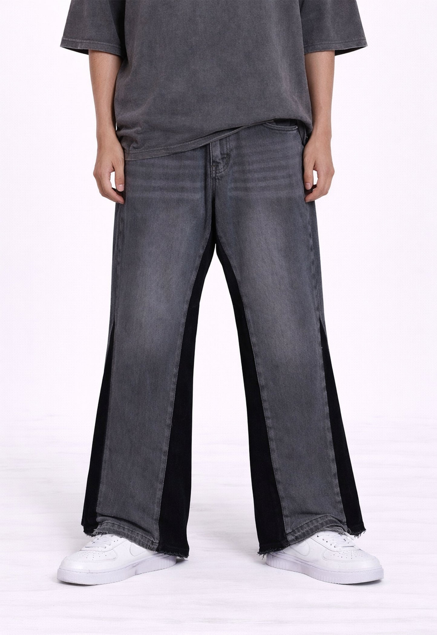 UNDEVELOPED Charcoal Split Denim