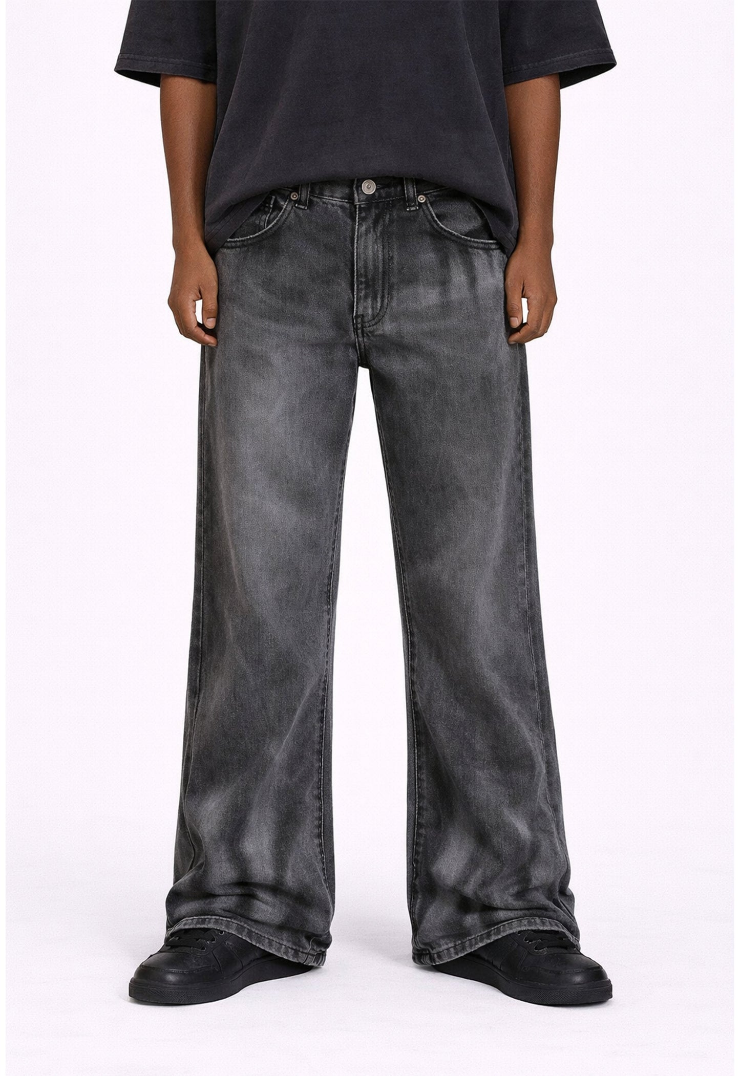 UNDEVELOPED Grey Vintage Flare Denim