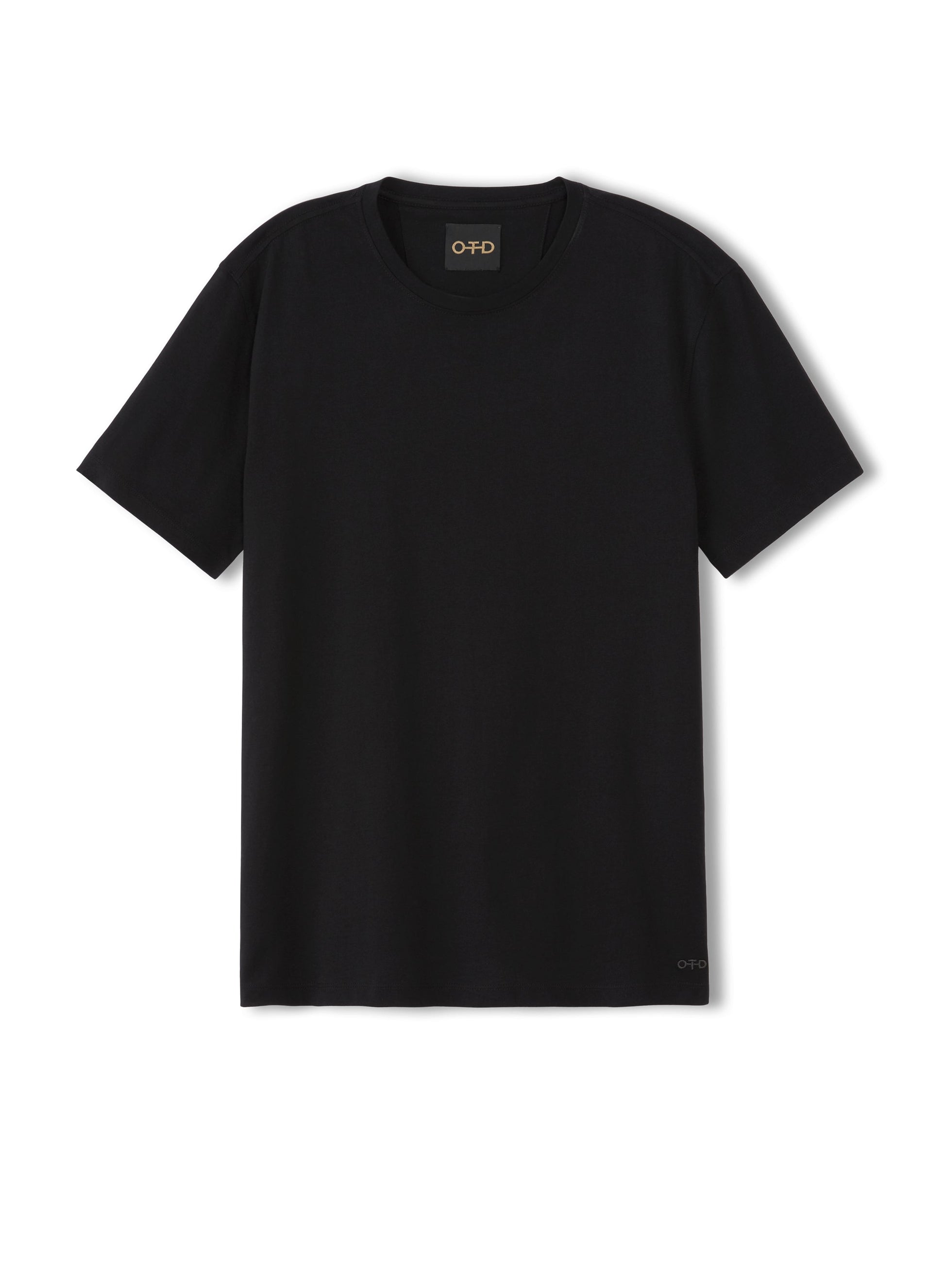 Men's Black Cotton-Jersey Tee