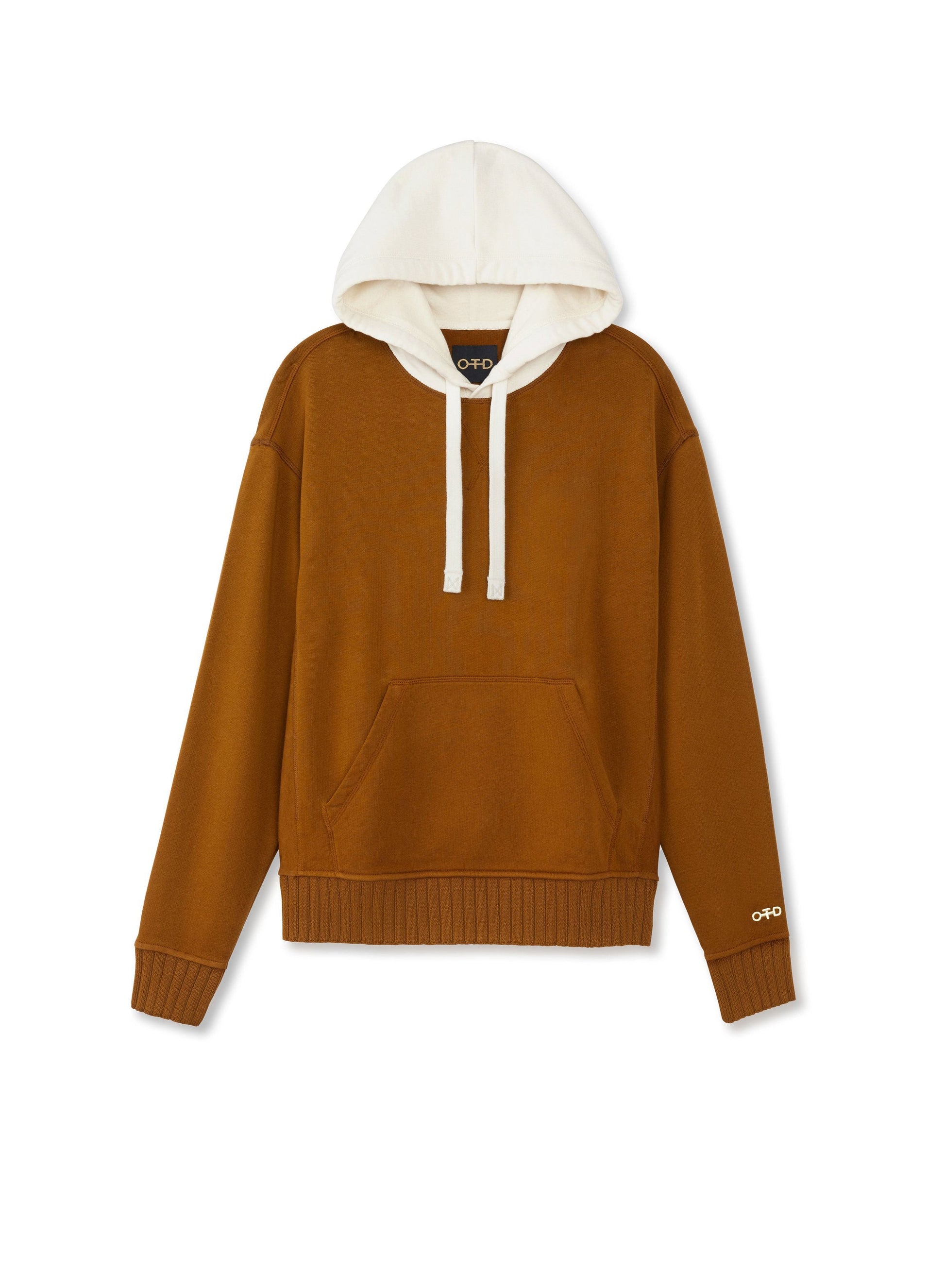 Side of Dark Olive Colorblocked Hoodie