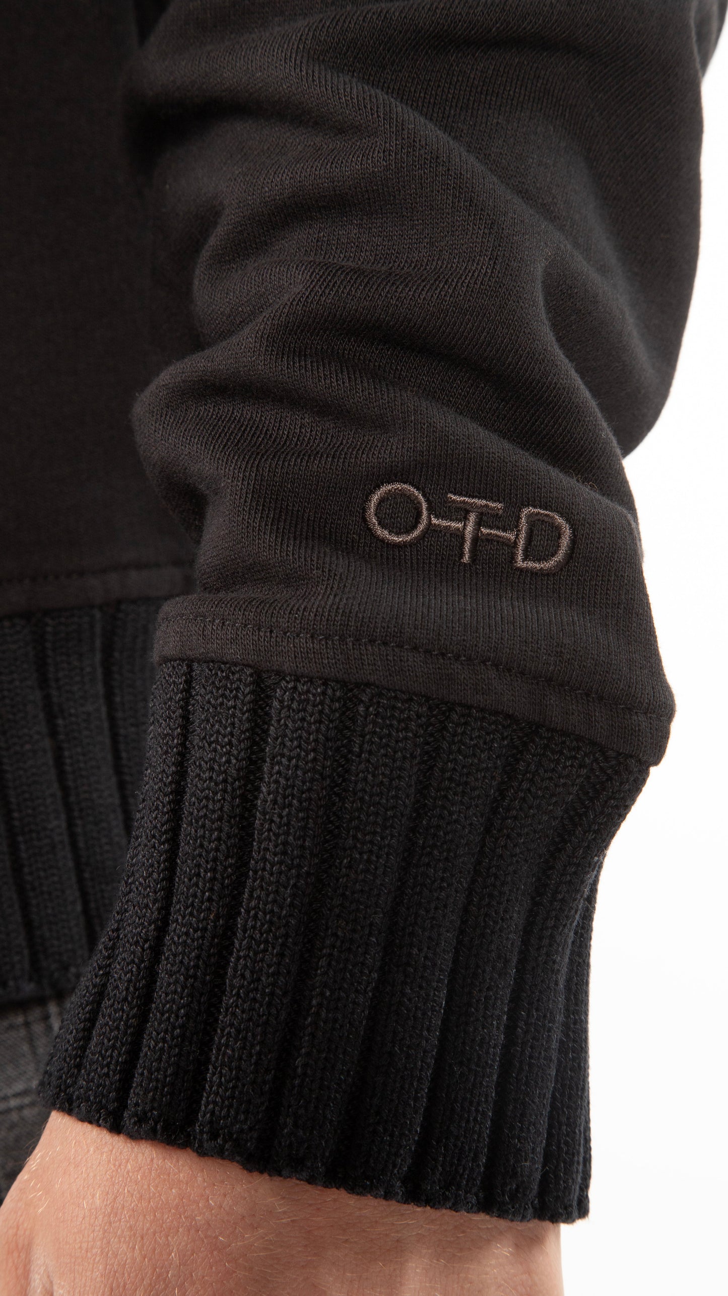 OTD Colorblocked Hoodie (Black) - Mann