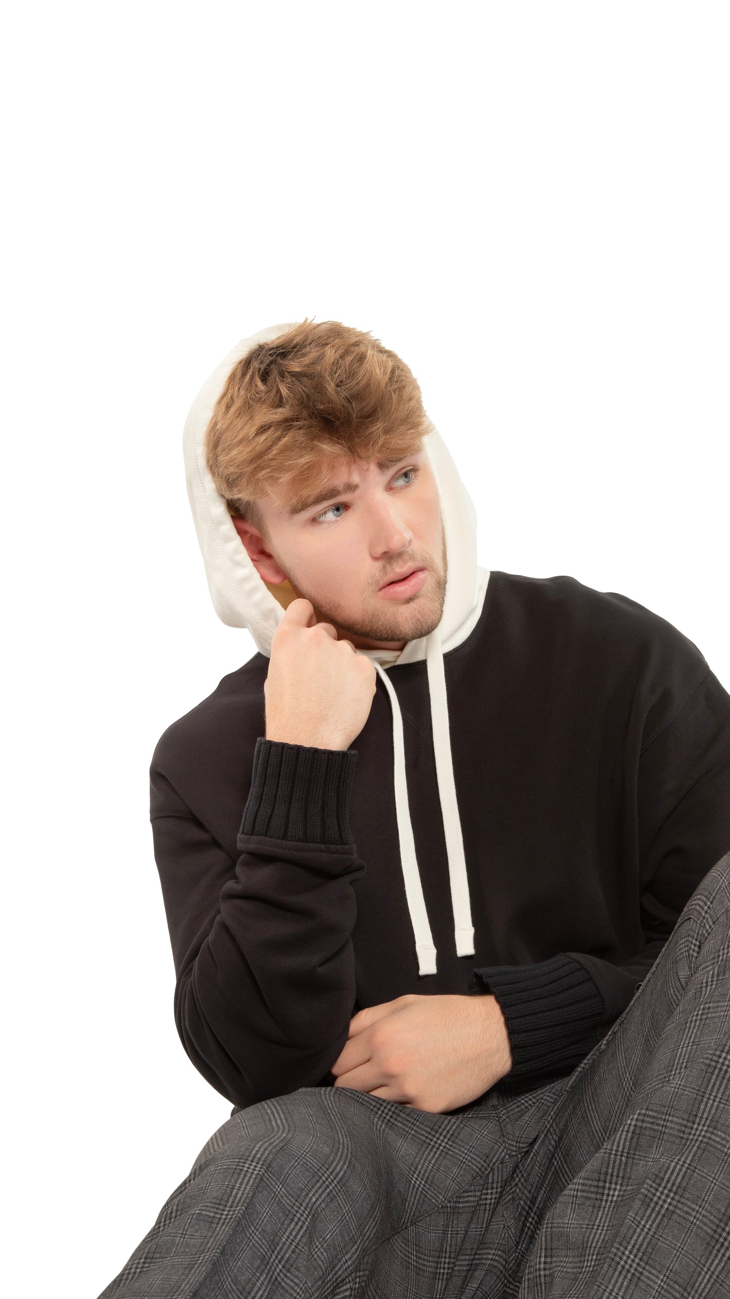 OTD Colorblocked Hoodie (Black) - Mann