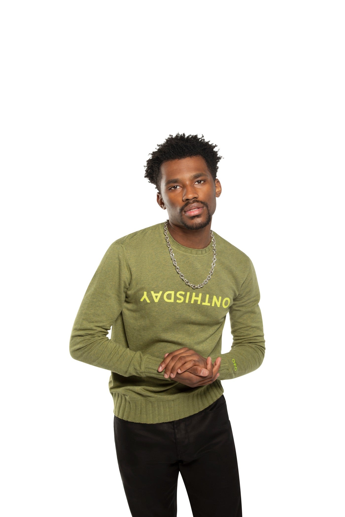 OTD Lightweight Logo Flip Sweatshirt - Mann