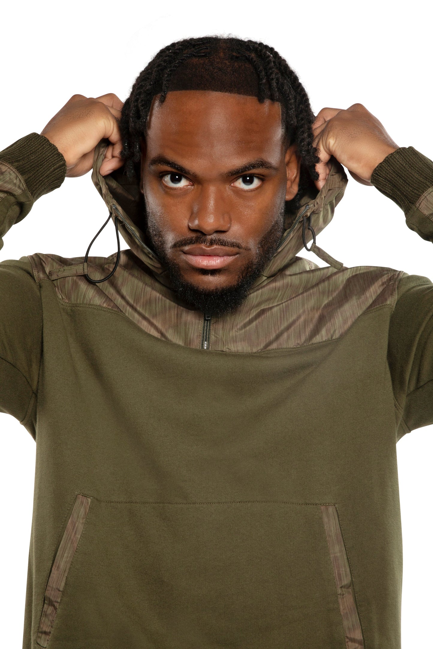 OTD Off Duty Half-Zip Hoodie - Mann