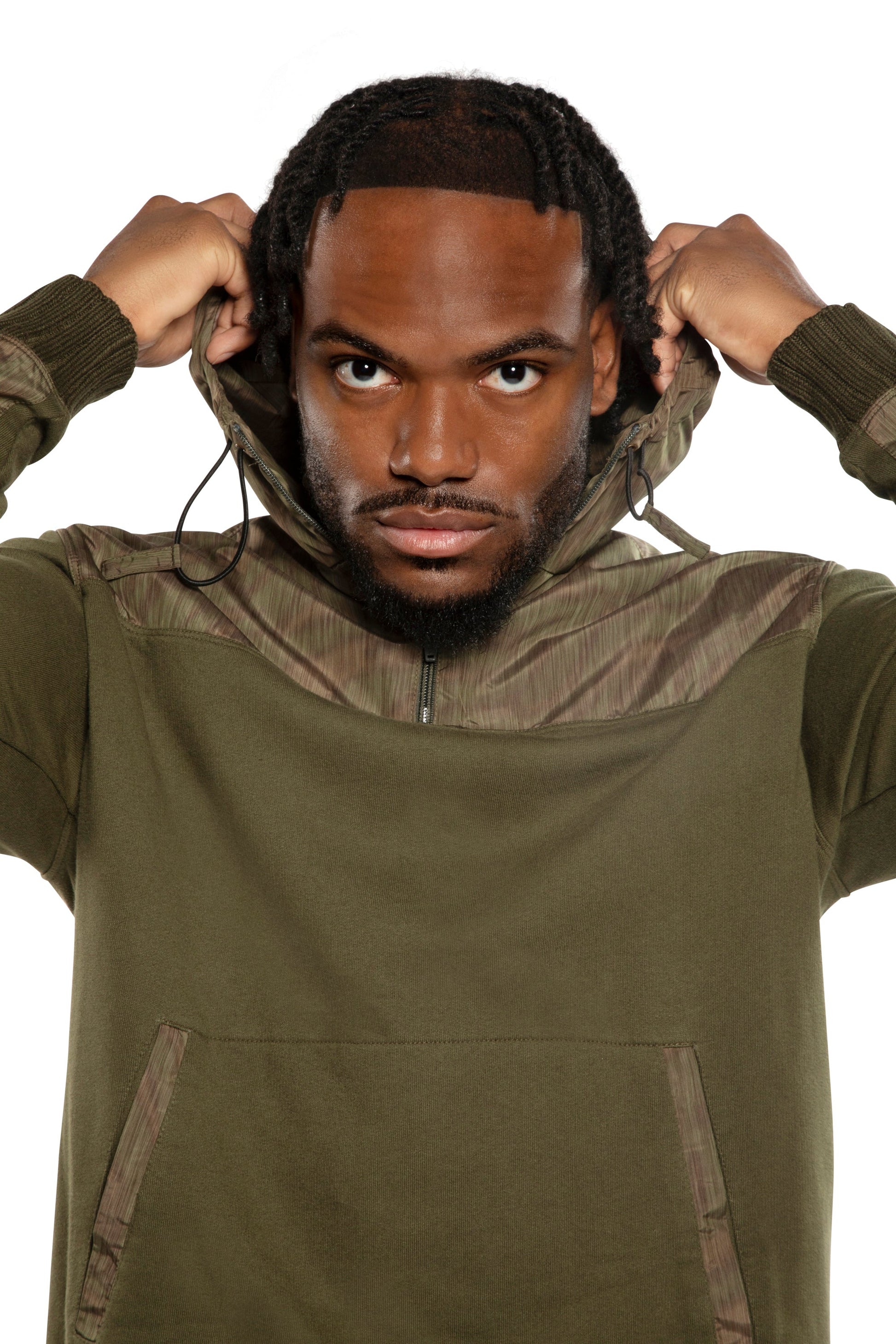 OTD Off Duty Half-Zip Hoodie - Mann