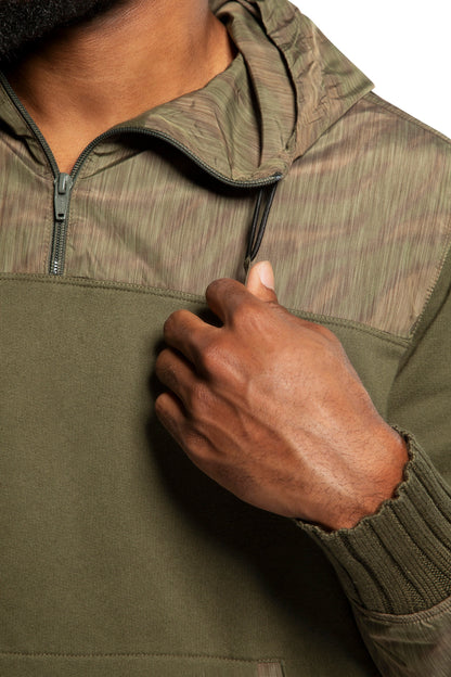 OTD Off Duty Half-Zip Hoodie - Mann