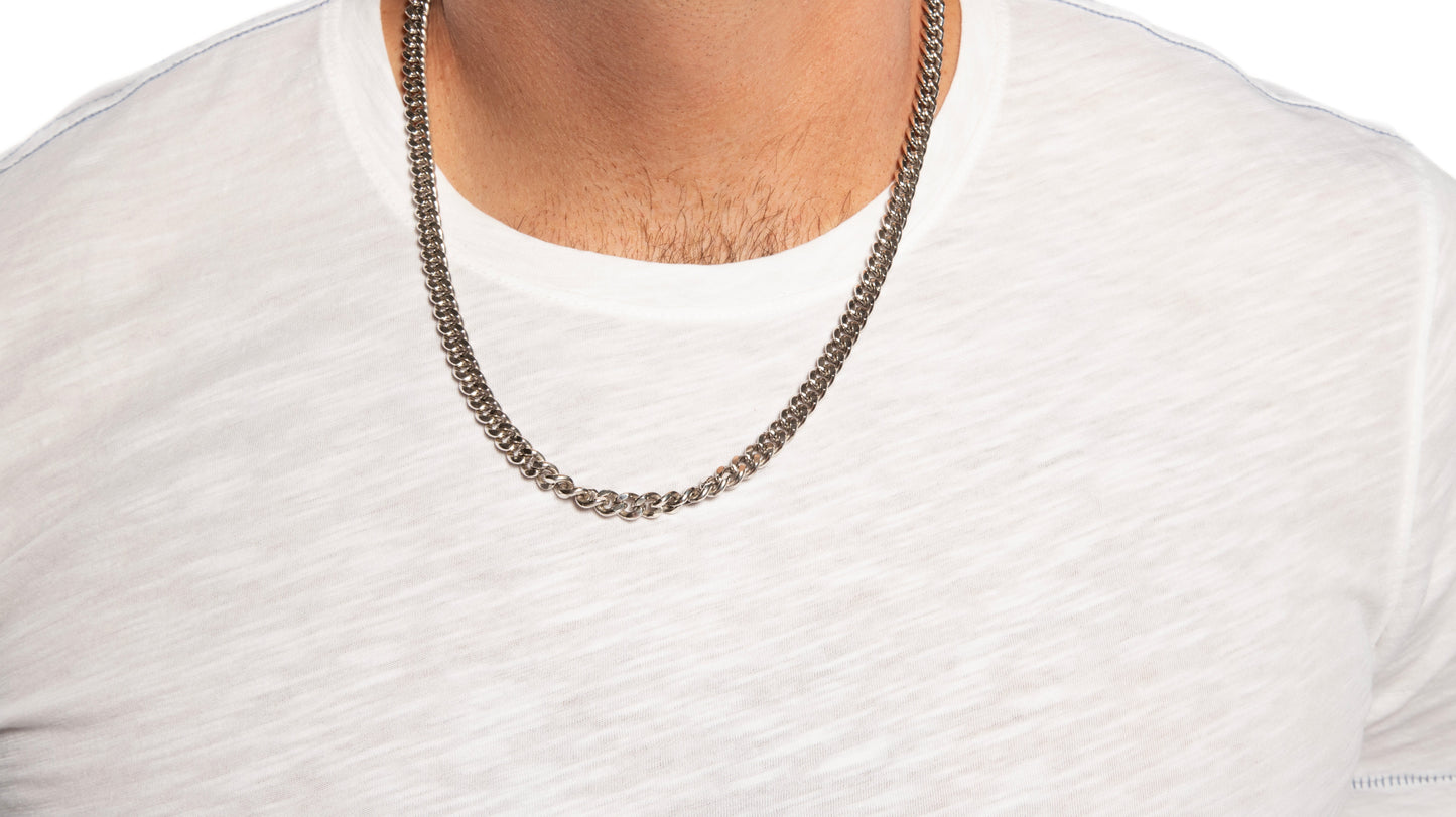 OTD Short Sleeve Crewneck Knit Tee (Chalk) - Mann