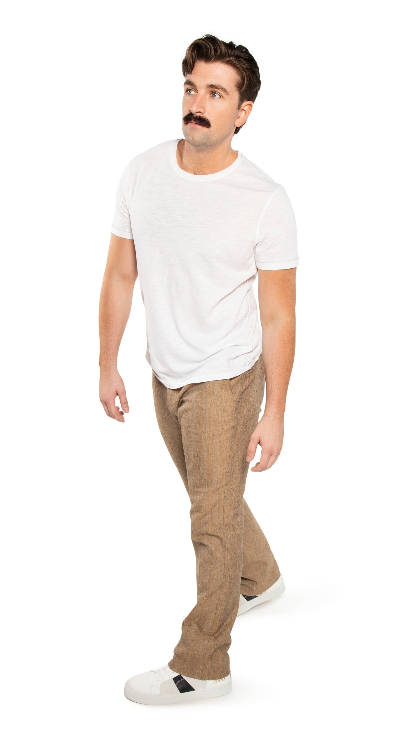 OTD Short Sleeve Crewneck Knit Tee (Chalk) - Mann