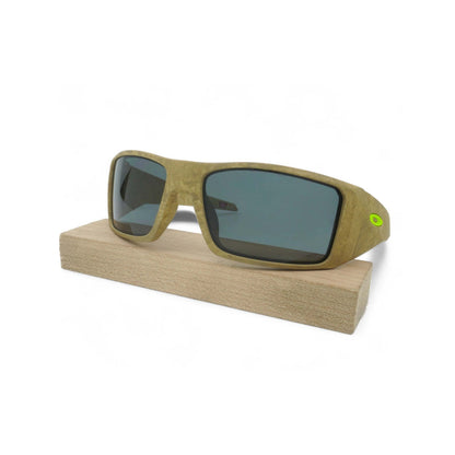 Oakley Unisex Heliostat Polarized Sunglasses - Matte Stone Desert Tan