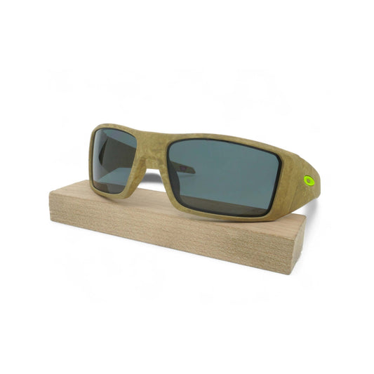 Oakley Unisex Heliostat Polarized Sunglasses - Matte Stone Desert Tan