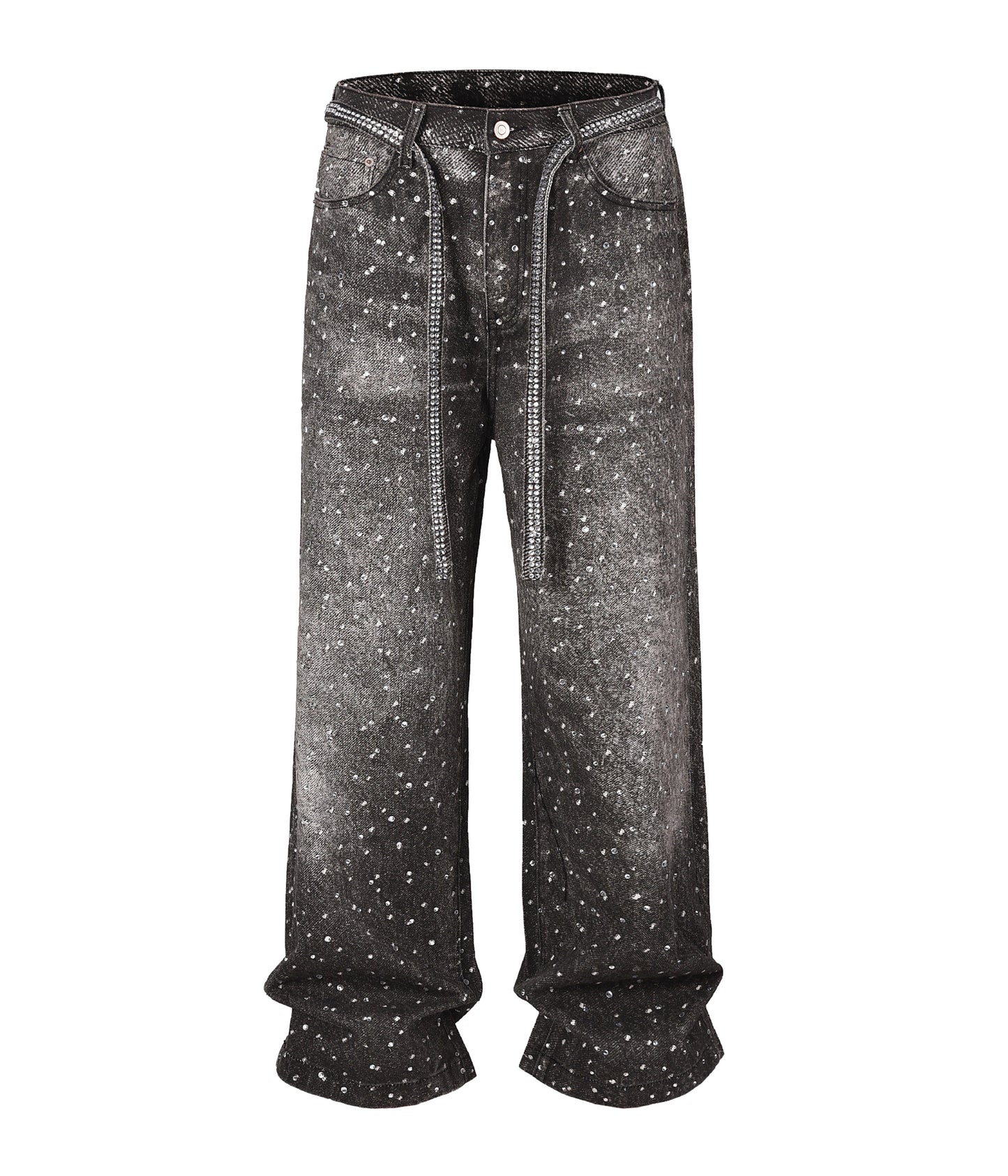 UNDEVELOPED Noir Rhinestone Denim
