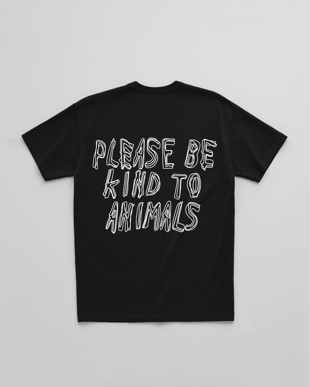 DETH Please Be Kind To Animals Tee - Mann