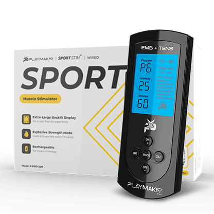 PlayMakar SPORT TENS + EMS Muscle Stimulator