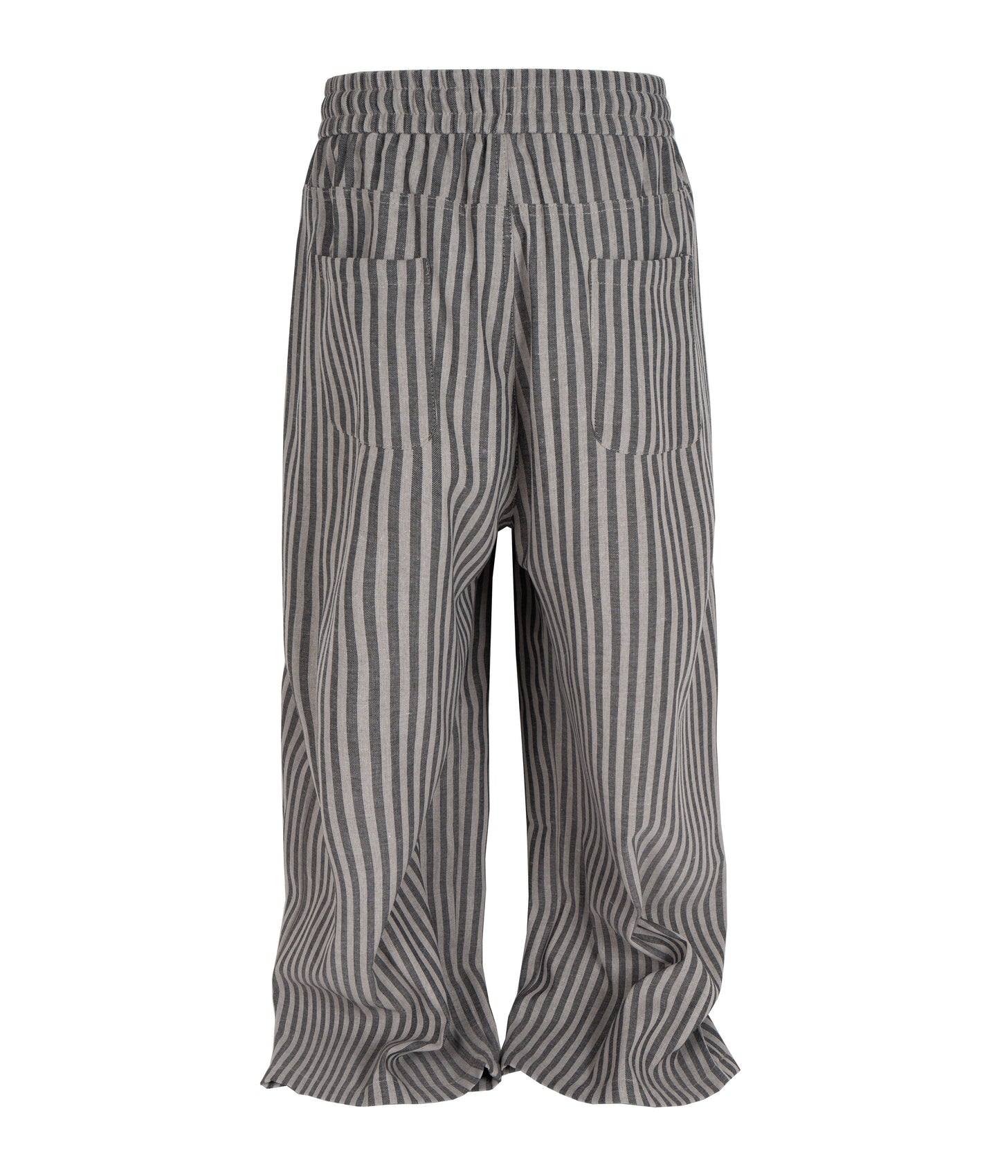 UNDEVELOPED Grey Striped Lounge Paints (Unisex)