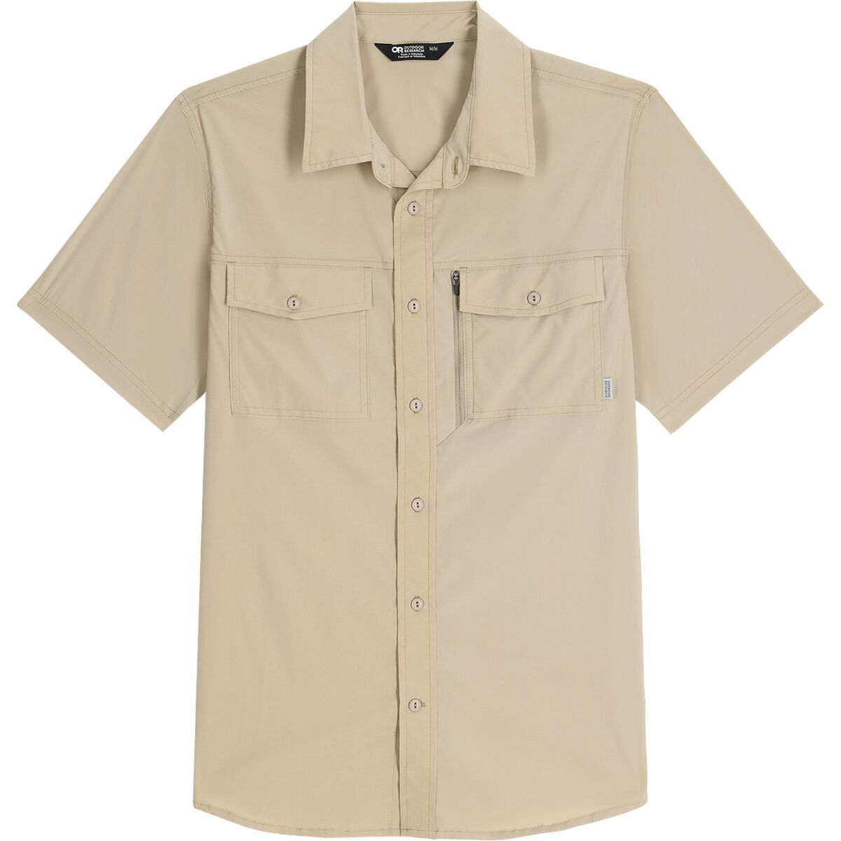 Outdoor Research Way Station Short Sleeve Button Up UPF 30 Shirt