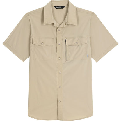 Outdoor Research Way Station Short Sleeve Button Up UPF 30 Shirt