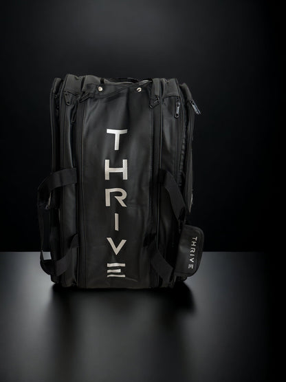 Thrive Pickleball Elite Pro Tour Bag w/ Shoe Bag- BLACK - Mann