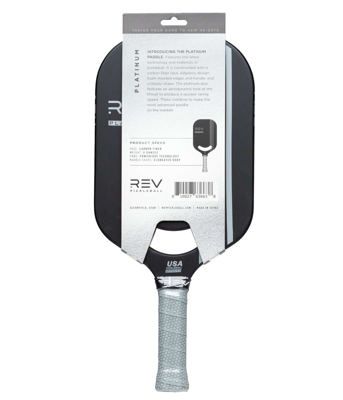 REV Pickleball PLATINUM Paddle - Mann