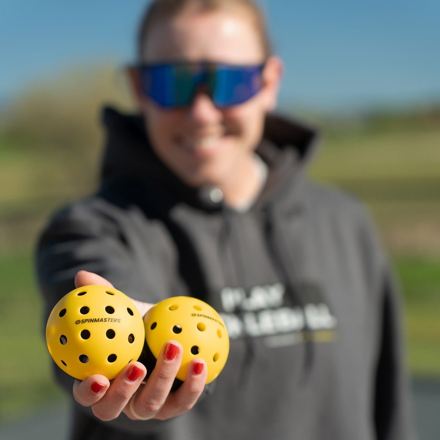 Moment Pickleball Spinmasters 2-Color Indoor/Outdoor Balls for Training - Mann