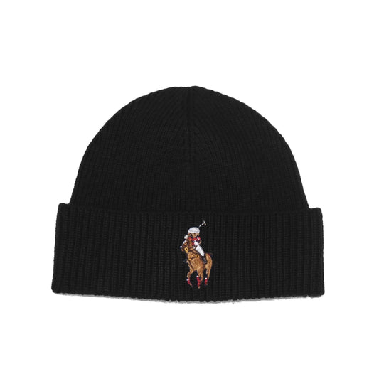 Polo Ralph Lauren Recycled Riding Bear Beanie 'Black'