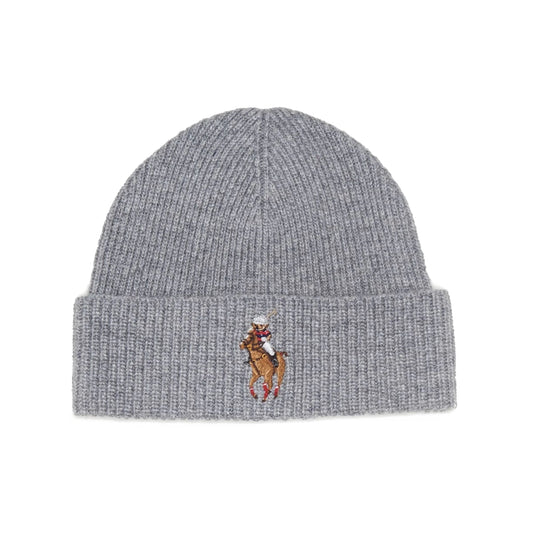 Polo Ralph Lauren Recycled Riding Bear Beanie 'Grey'