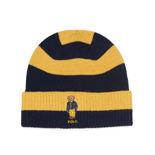 Polo Ralph Lauren Rugby Stripe Bear Beanie