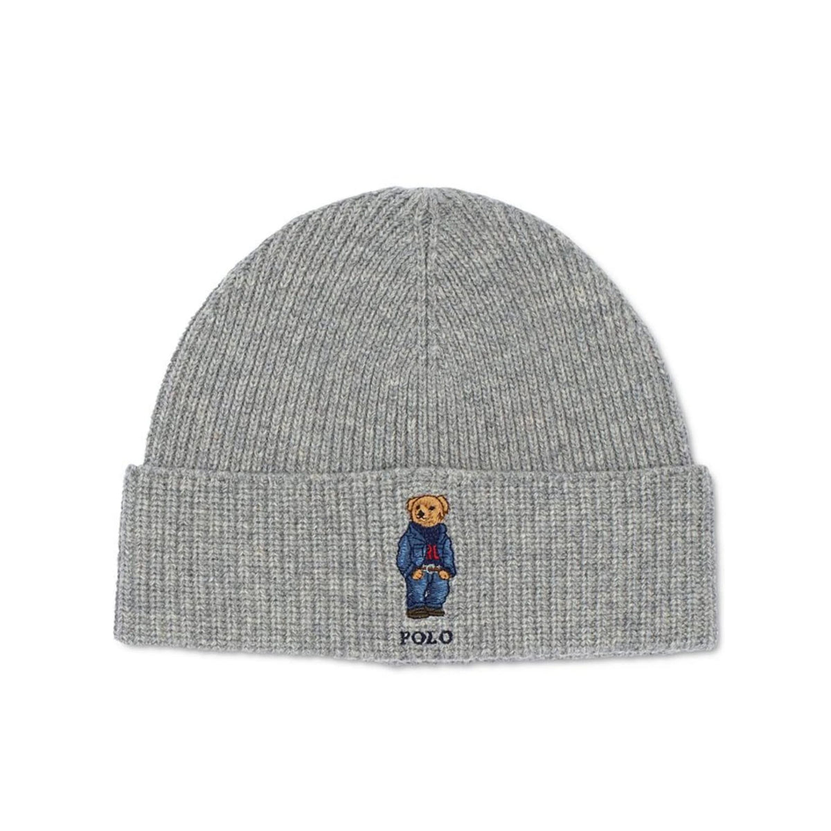 Polo Ralph Lauren Solid Denim Bear Beanie 'Grey'