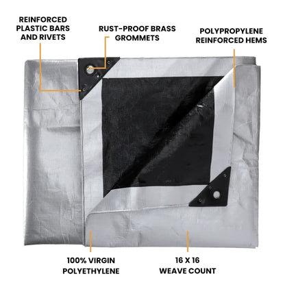 WDO 20’ x 40’ Super Heavy Duty Poly Tarp