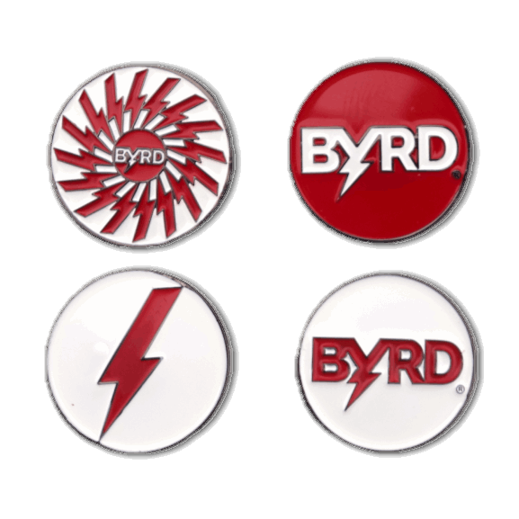 Byrd Ball Markers ⛧ Byrd Logos