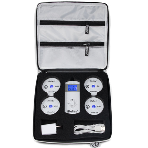 iReliev Hard Protective Carry Case for Wireless TENS EMS