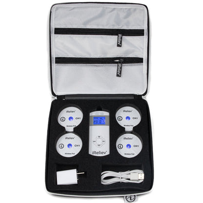 iReliev Hard Protective Carry Case for Wireless TENS EMS