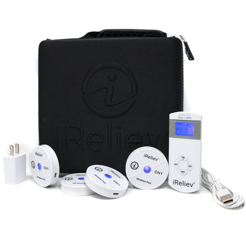 iReliev Hard Protective Carry Case for Wireless TENS EMS