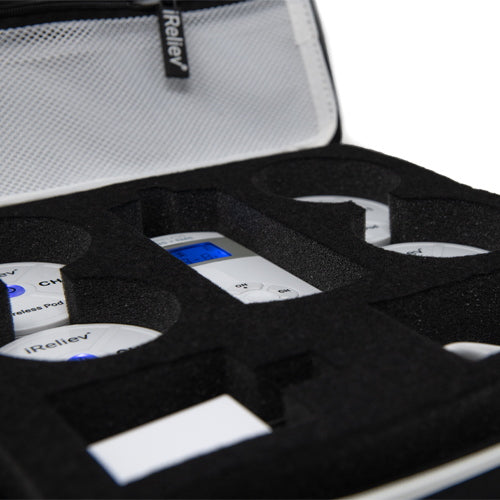 iReliev Hard Protective Carry Case for Wireless TENS EMS