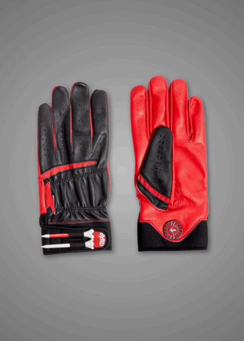 Byrd Golf Glove ∞ Black/Red