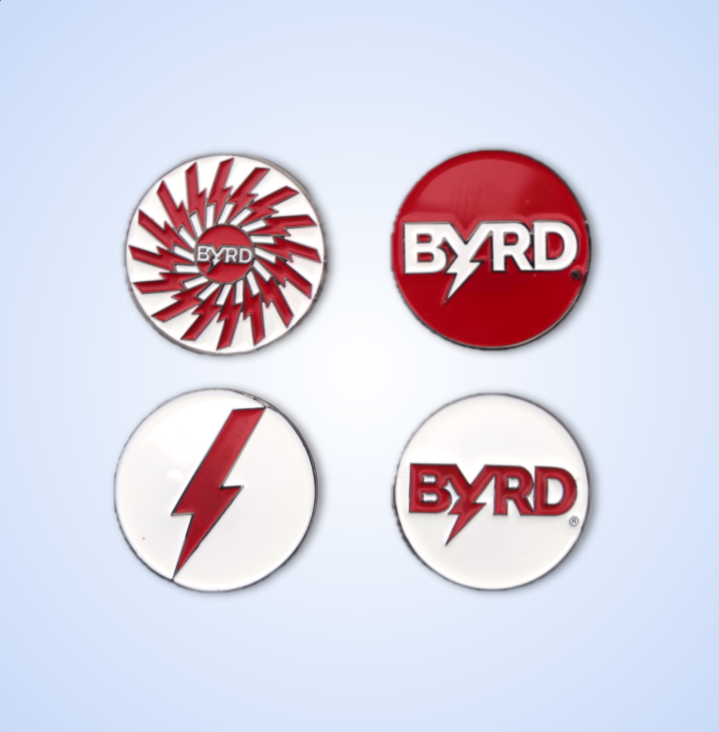 Byrd Ball Markers ⛧ Byrd Logos