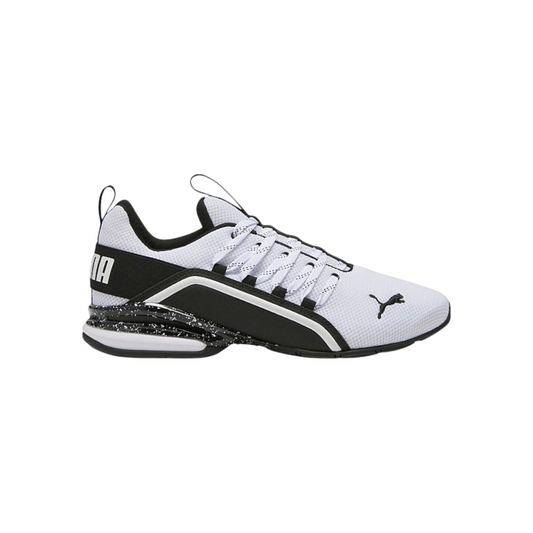 Size 8.5M Puma Axelion Cyber City Men Sneakers White/Black