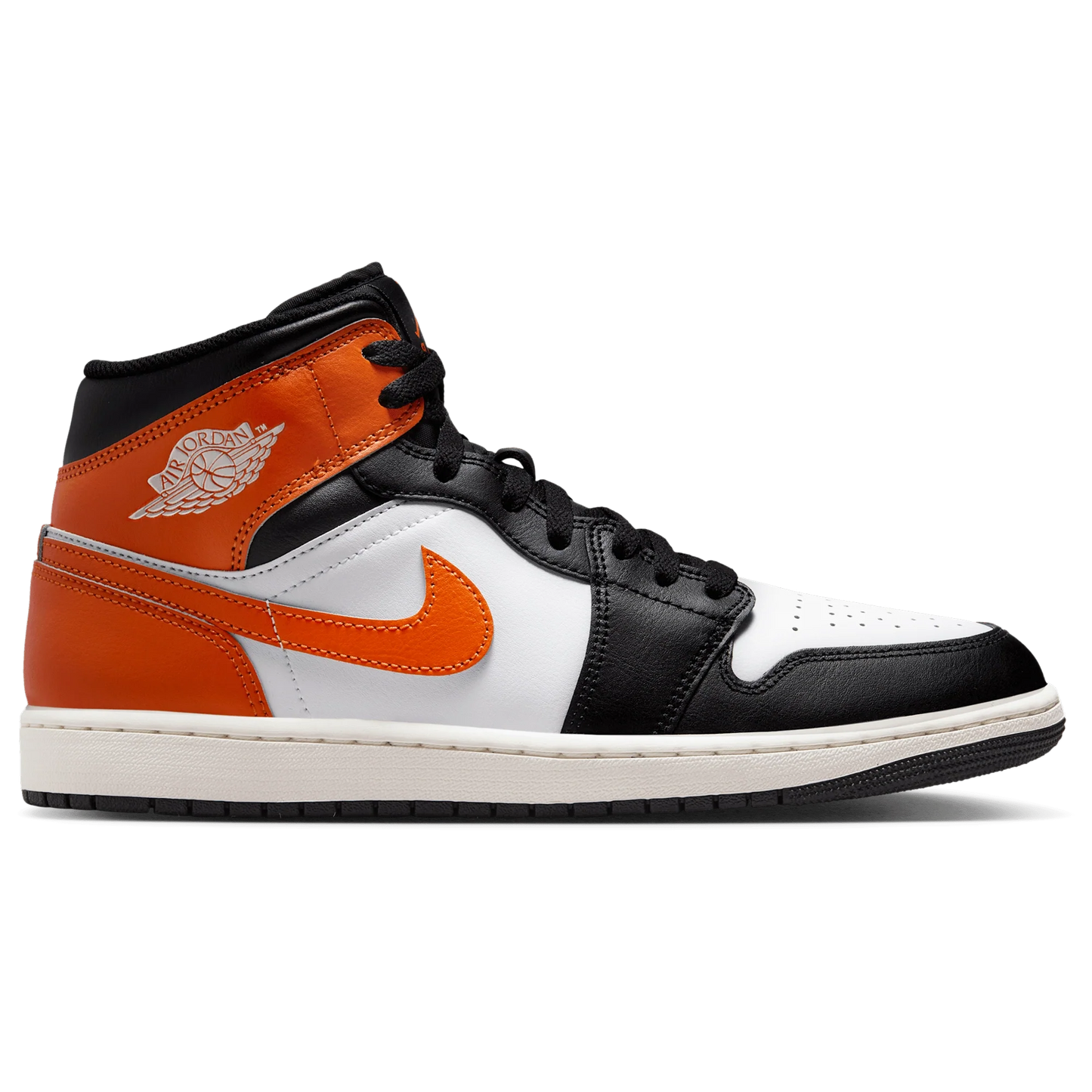 Jordan 1 Retro Mid ‘Black Toe Starfish’