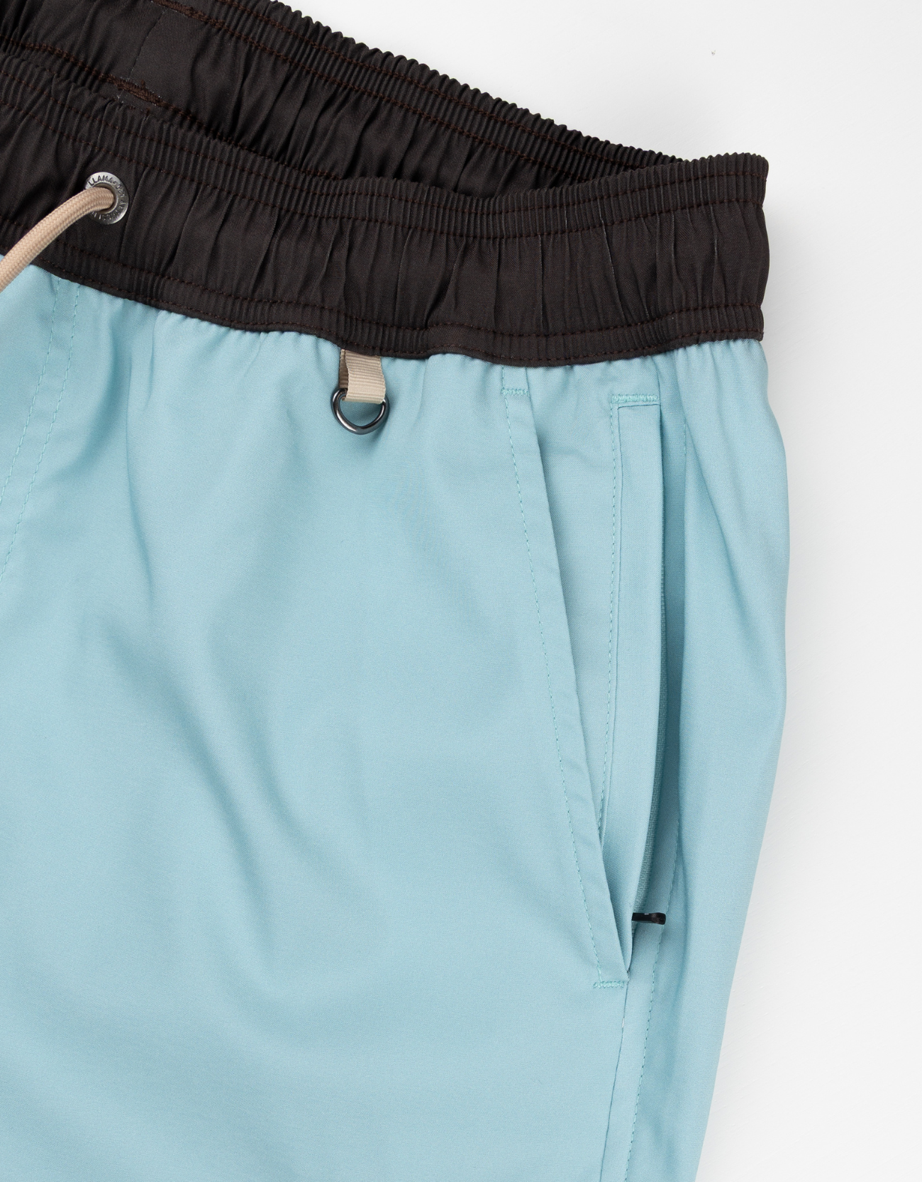 Baja Llama Desert Stinger - Aqua Stripes Stretch Swimsuit