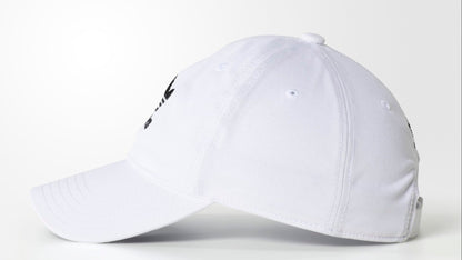 Adidas Originals White Relaxed Strap-Back Hat