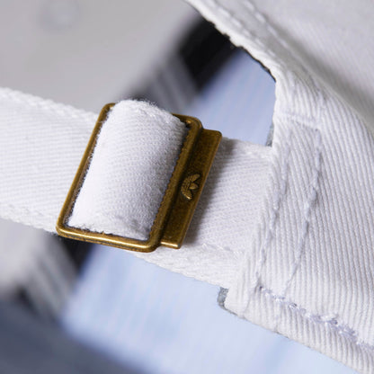 Adidas Originals White Relaxed Strap-Back Hat