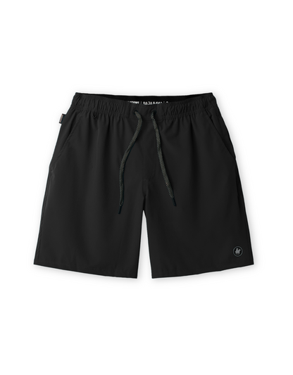 Baja Llama Relaxplorations - Black Athleisure Shorts