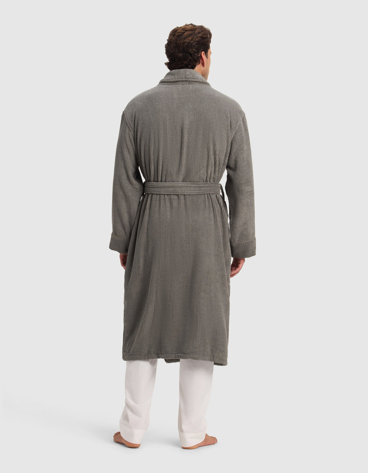 Cozy Earth Ribbed Terry Bath Robe