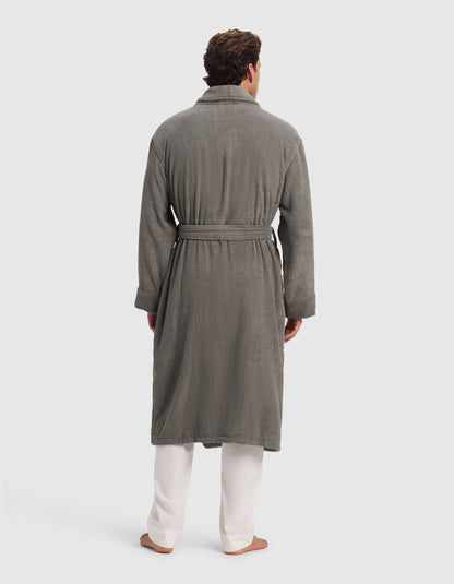 Cozy Earth Ribbed Terry Bath Robe