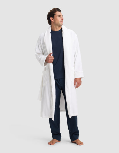 Cozy Earth Ribbed Terry Bath Robe