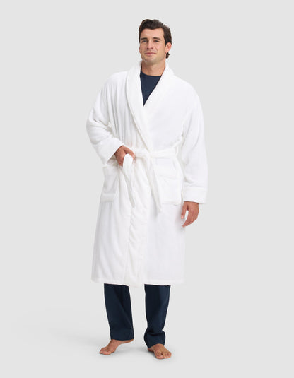 Cozy Earth Ribbed Terry Bath Robe